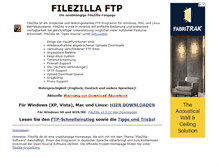 Tablet Screenshot of filezilla.de