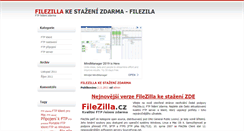 Desktop Screenshot of filezilla.cz