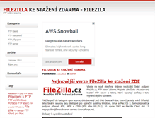 Tablet Screenshot of filezilla.cz